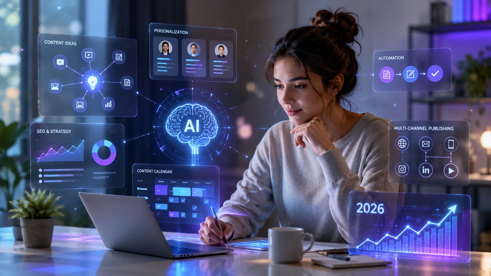 Czy AI przydaje się w content marketingu w 2026? Przyjrzymy się tegorocznym trendom